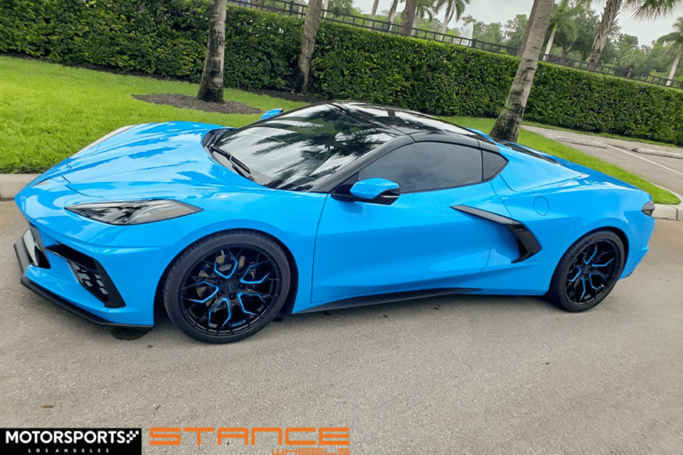 Chevy Corvette C8 | SF10 Matte Black – Stance Wheels